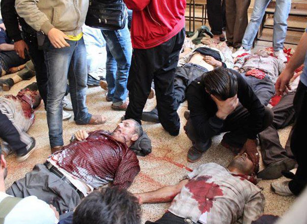 Manure Factory Massacre in Al Bowaida in Homs Countryside