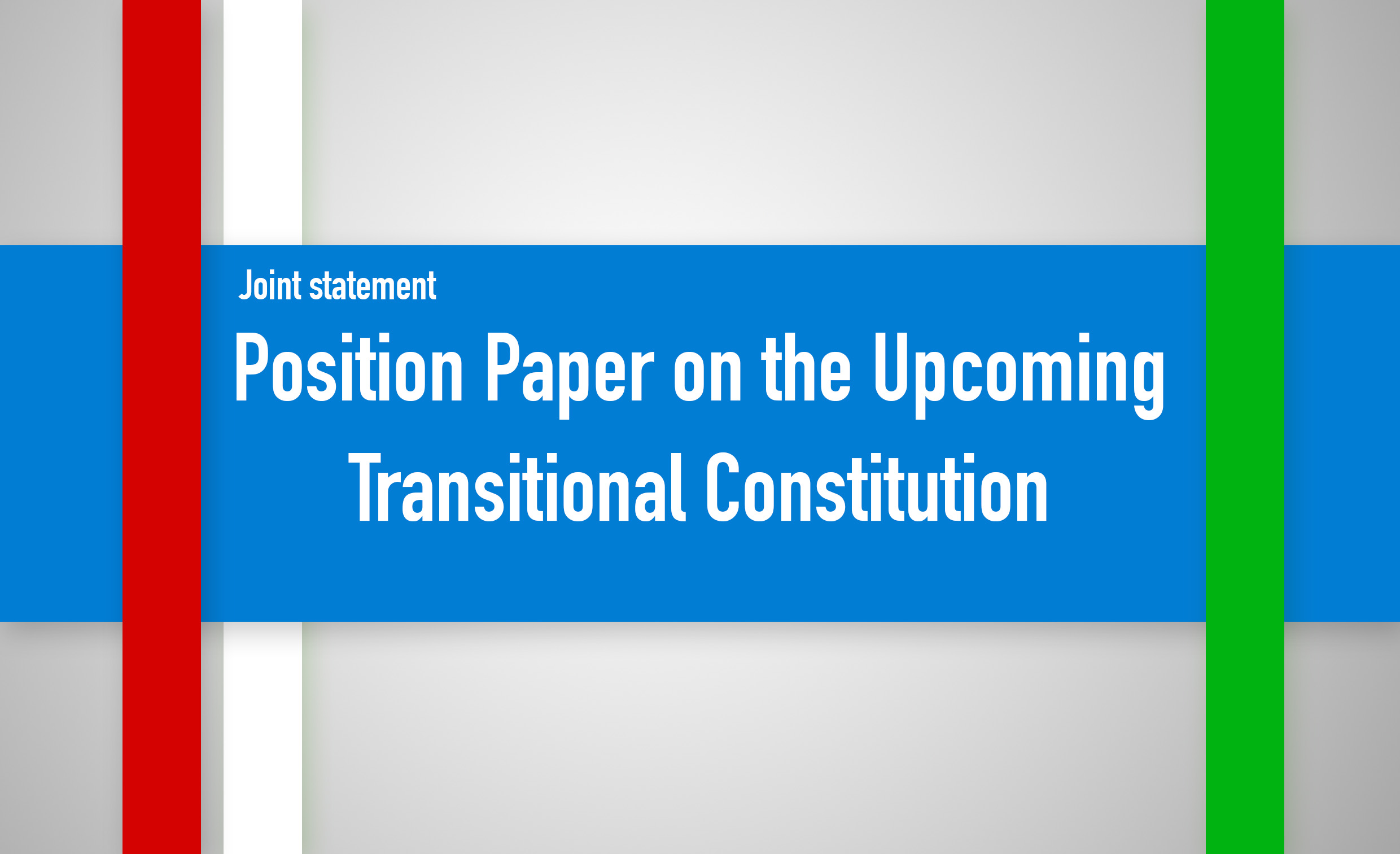 Upcoming Transitional Constitution