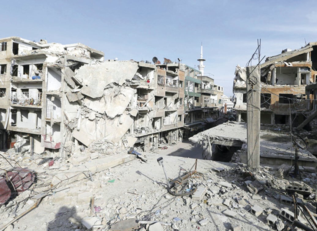 Reliefing Douma City