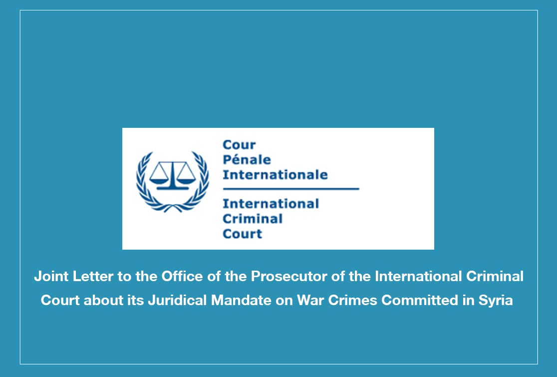 ICC Juridical mandate on war crimes committed in Syria