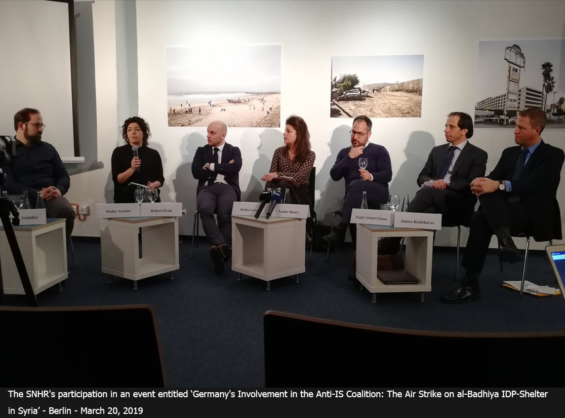 Berlin: SNHR Participates in a Dialogue Event on the Violations by the US-led International Coalition Forces in Syria