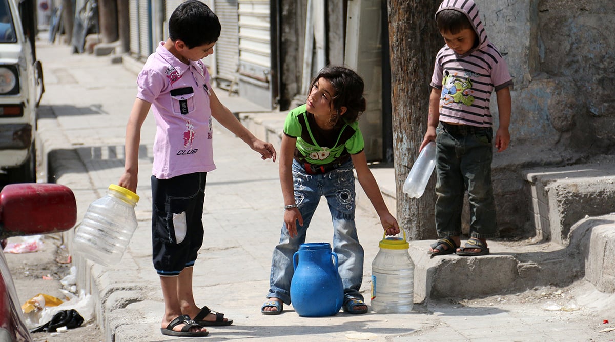 مياه حلب، ماء، النصرة