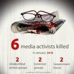 6 media activists killed in Jan 2015-115-042-01