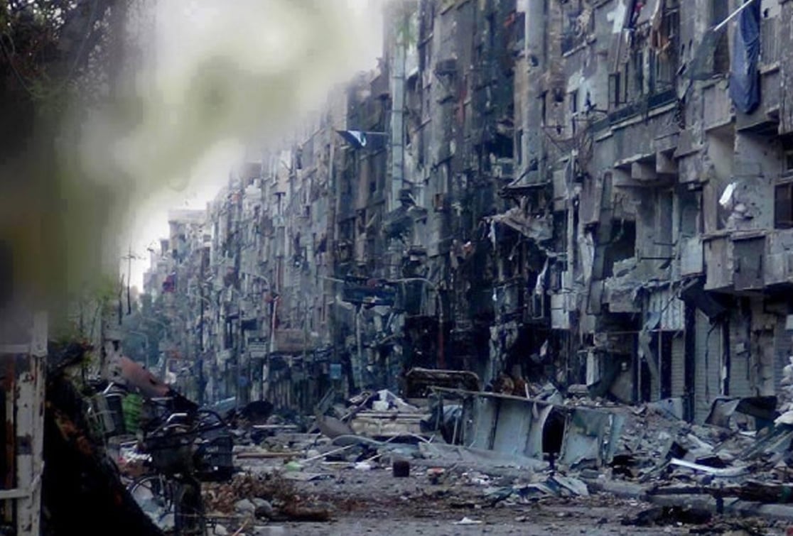 الأوضاع الإنسانية لمخيم اليرموك