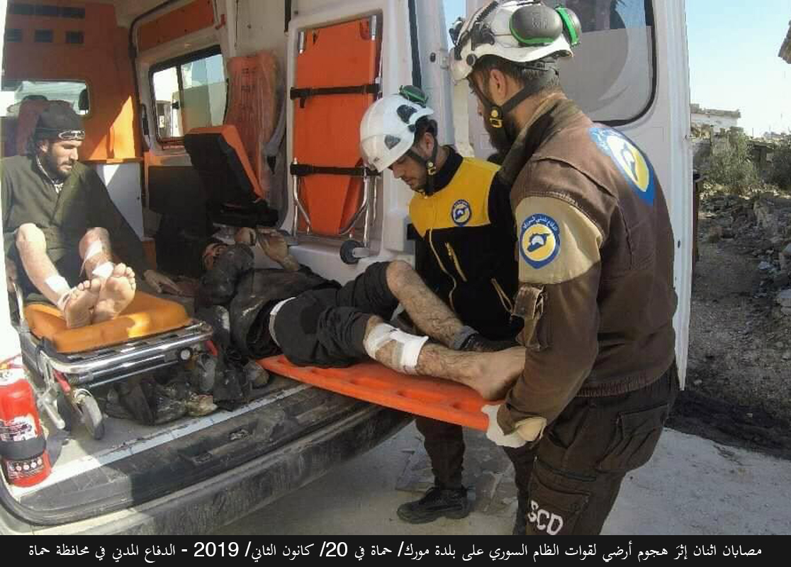 توثيق مقتل 197 مدنياً بينهم 2 من الكوادر الطبية في سوريا في كانون الثاني 2019