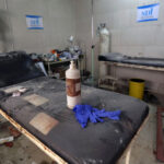 A surgical operation room is damaged after an airstrike hit a hospital in the town of Ariha, in Idlib province, Syria, January 30, 2020