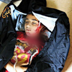 الطفل عبد الله خالد سويدان – أحد ضحايا مجزرة الجيزة درعا 8 نيسان 2015 للنشرررر