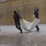 انتشال الضحايا .. مجزرة حي المعادي حلب 12 نيسان