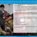 Le meurtre de 19 personnes du corps médical durant Août 2015