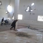 الأضرار بمسجد سعد بن معاذ بريف دير الزور جراء قصف قوات النظام السوري 24 7 2017