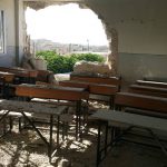 خروج مدرسة الإخلاص بمدينة كفرزيتا بريف حماة عن الخدمة جراء قصف قوات النظام السوري 8 7 2017