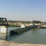 جسر الحديد بريف دير الزور قصفه طيران التحالف الدولي 28 8 2017