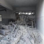 دمار مدرسة قورقنيا بريف ادلب بقصف القوات الروسية 29 9 2017