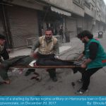 أحد ضحايا بلدة حمورية بالغوطة الشرقية بقصف النظام السوري 29 12 2017_2564x1467