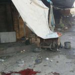 أضرار في السوق الشعبي بمدينة دوما بالغوطة الشرقية بقصف النظام السوري 8 1 2018