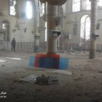 أضرار في المسجد الكبير بمدينة عربين بالغوطة الشرقية بقصف النظام السوري 22 1 2018
