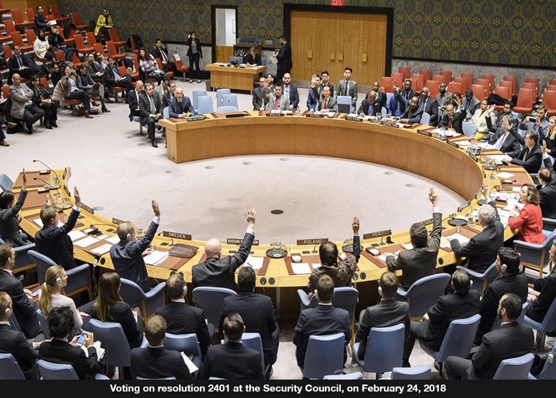 107 Civilians Killed, including 34 Children, in the First 72 Hours Following Security Council Resolution 2401